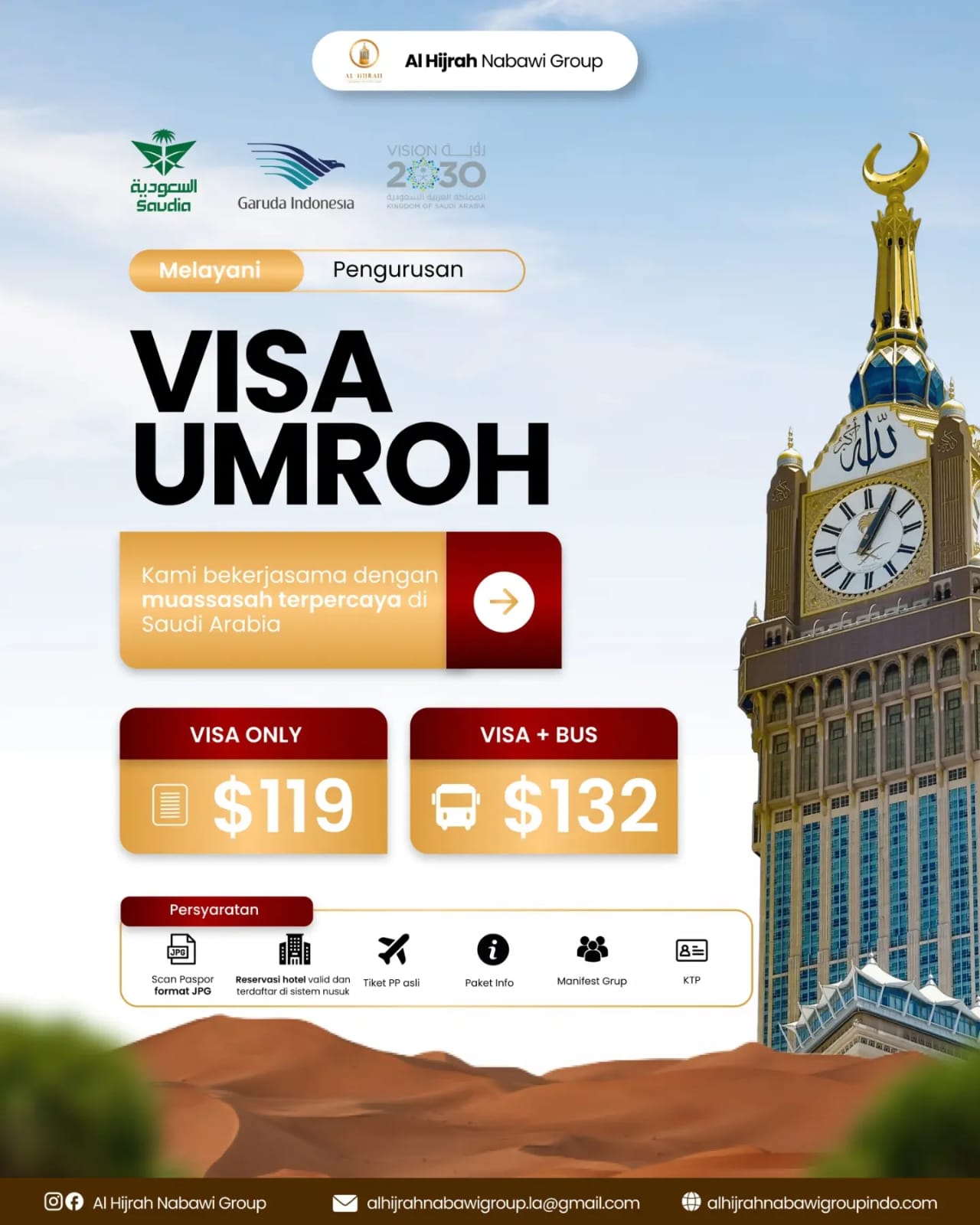 VISA UMROH — Al Hijrah Nabawi Group