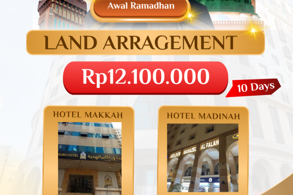LA Palestine dan Madinah Golden hotel 10D